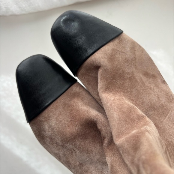 Steve Madden Eiffel Suede Cap Toe Booties Sz 6M - Picture 6 of 7